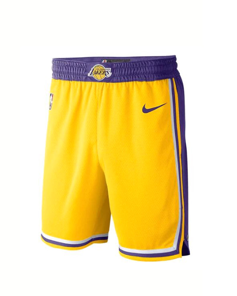 PANTALONCINI NBA GIALLI-VIOLA LAKERS ICON EDITION 2020/21