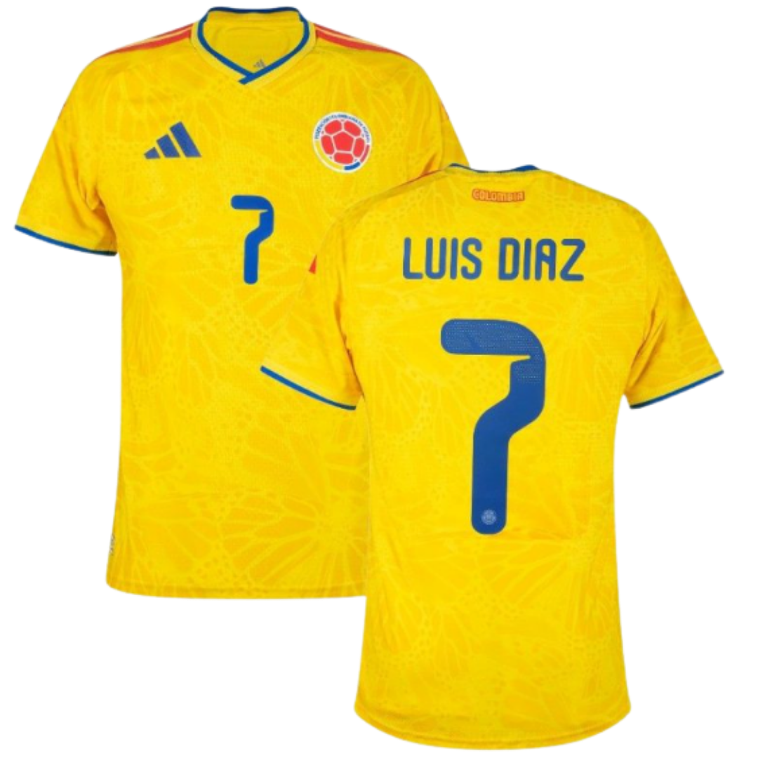 MAGLIA COLOMBIA HOME 2026/27 PERSONALIZZAZIONE LUIS DIAZ
