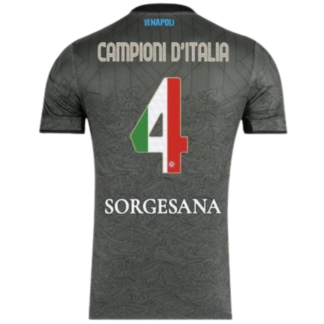 MAGLIA NAPOLI THIRD CAMPIONI D'ITALIA 2024/25 (Personalizzazione inclusa)