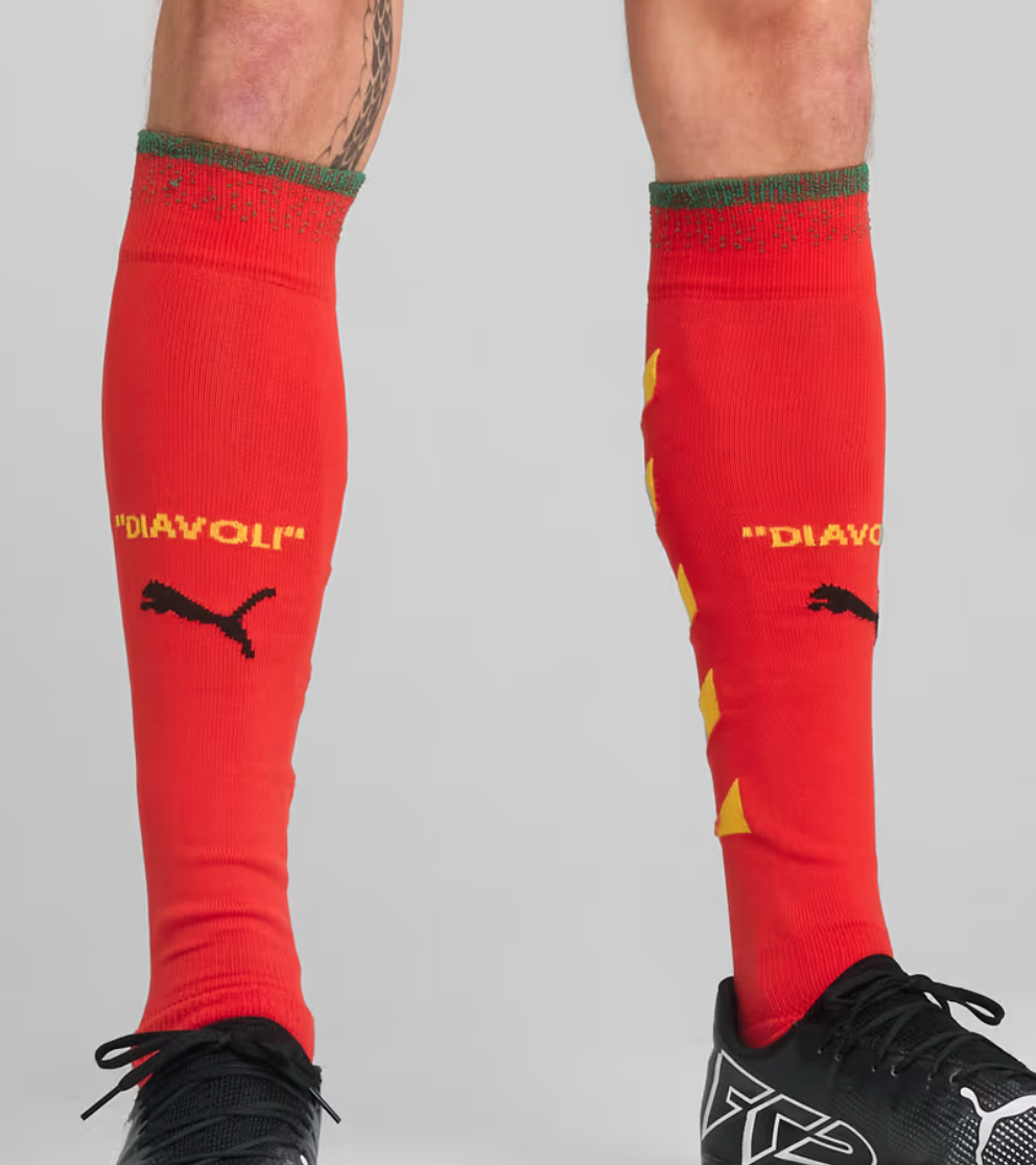 CALZETTONI MILAN 2024/25 OffWhite RED