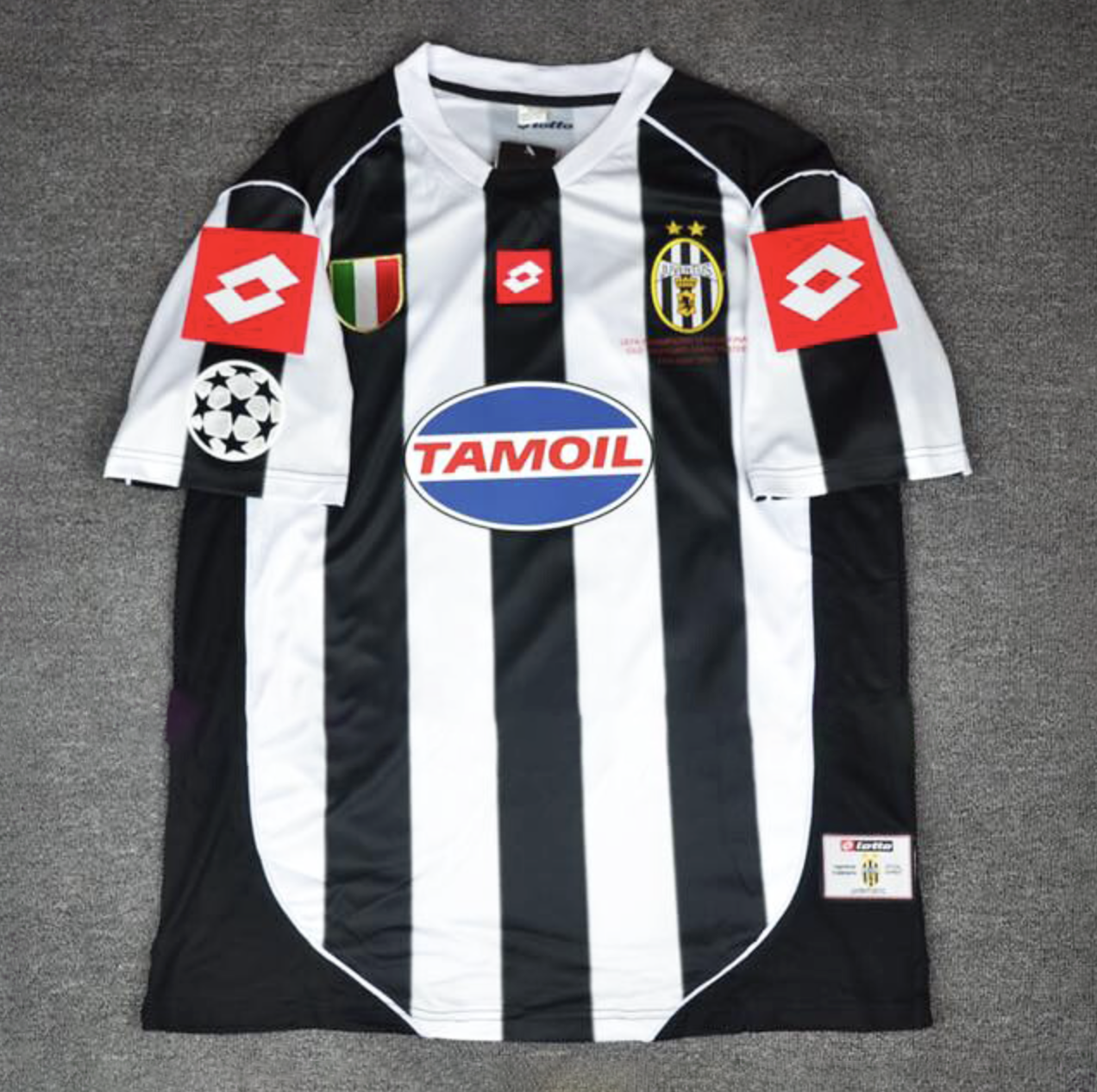 MAGLIA JUVENTUS HOME 2002/03 (con patch CHAMPIONS LEAGUE inclusa)