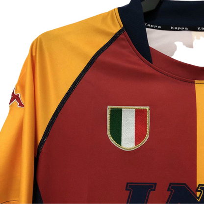 MAGLIA RETRO ROMA HOME 2001/02