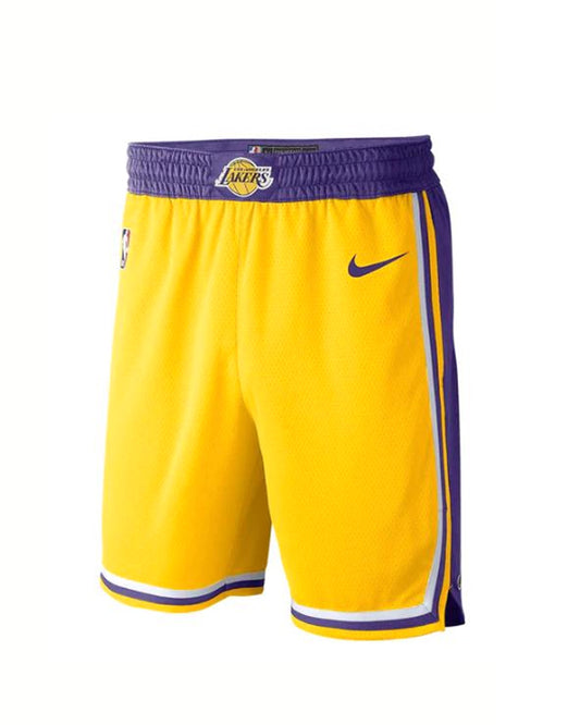 PANTALONCINI NBA GIALLI-VIOLA LAKERS ICON EDITION 2020/21