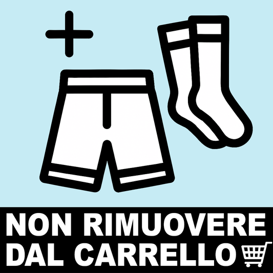 AGGIUNTA PANTALONCINI + CALZETTONI