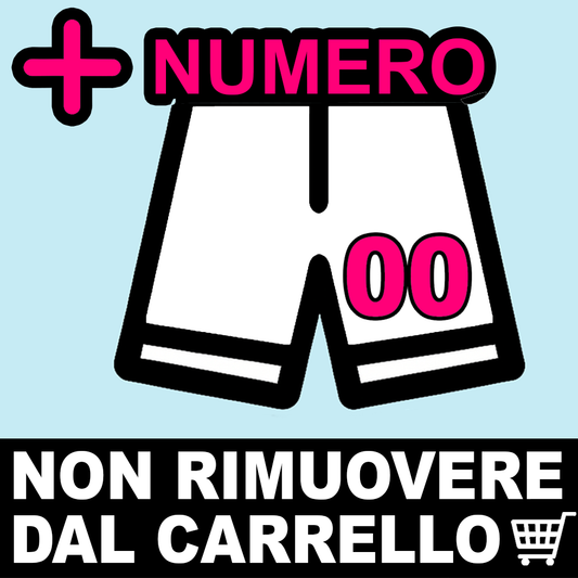 AGGIUNTA NUMERO Pantaloncino