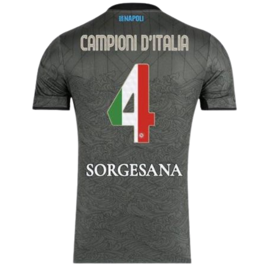 MAGLIA NAPOLI THIRD CAMPIONI D'ITALIA 2024/25 (Personalizzazione inclusa)