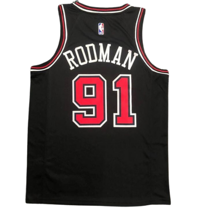 MAGLIA NBA NERA CHICAGO BULLS