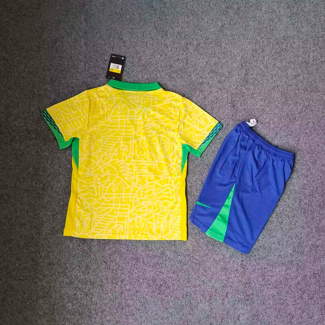 KIT BAMBINO Brasile Home 2024/25