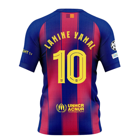 MAGLIA BARCELLONA HOME LAMINE YAMAL 2025/26 NO PATCHES