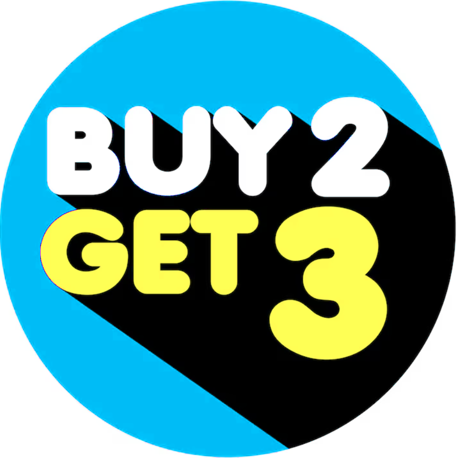 PROMO: BUY 2, GET 3
