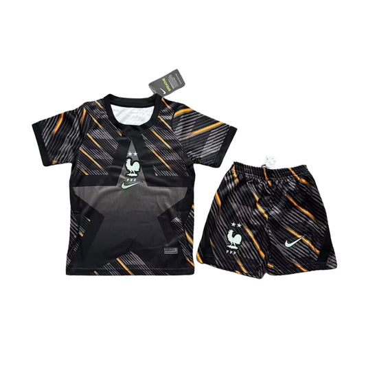 KIT BAMBINO Portiere Francia Nero 2026/27